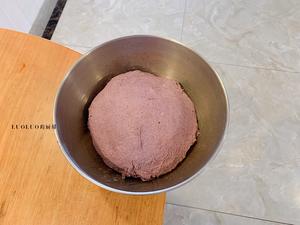 我的减脂面包㊙️50%全麦无油无糖紫薯栗子包的做法 步骤4