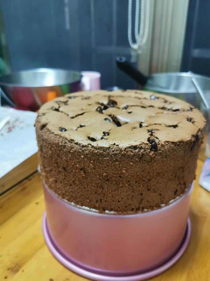 可可戚风蛋糕8寸