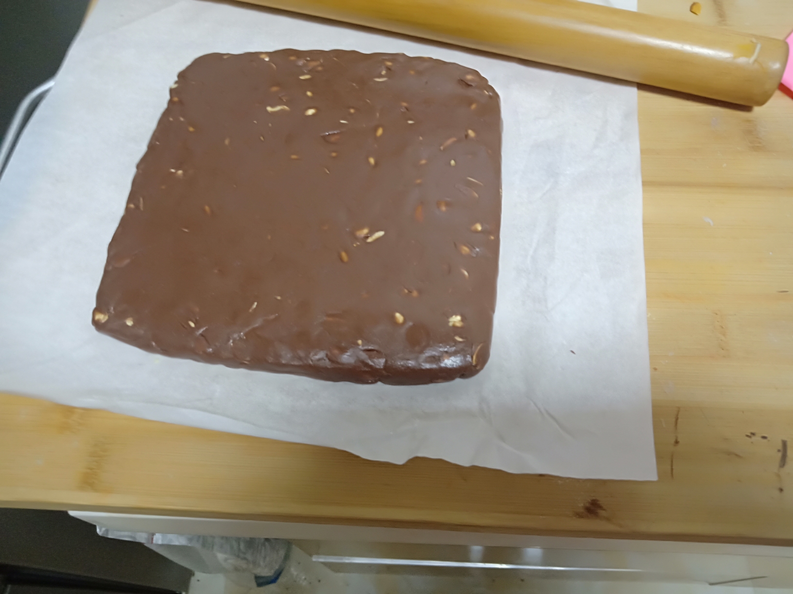 巧克力牛扎糖的做法 步骤8