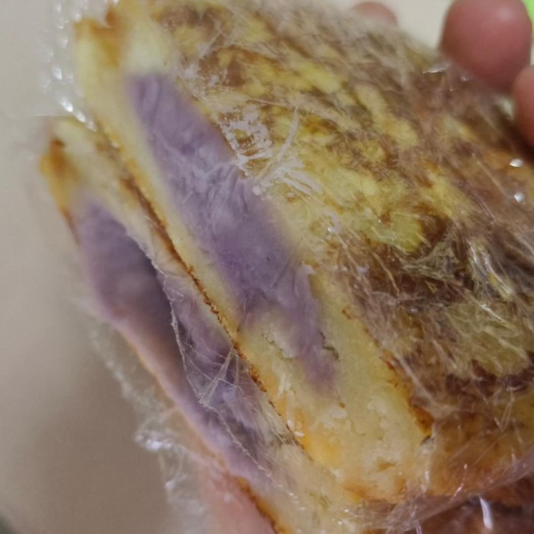减脂餐｜超软糯的芋泥吐司‼️平底锅搞定～