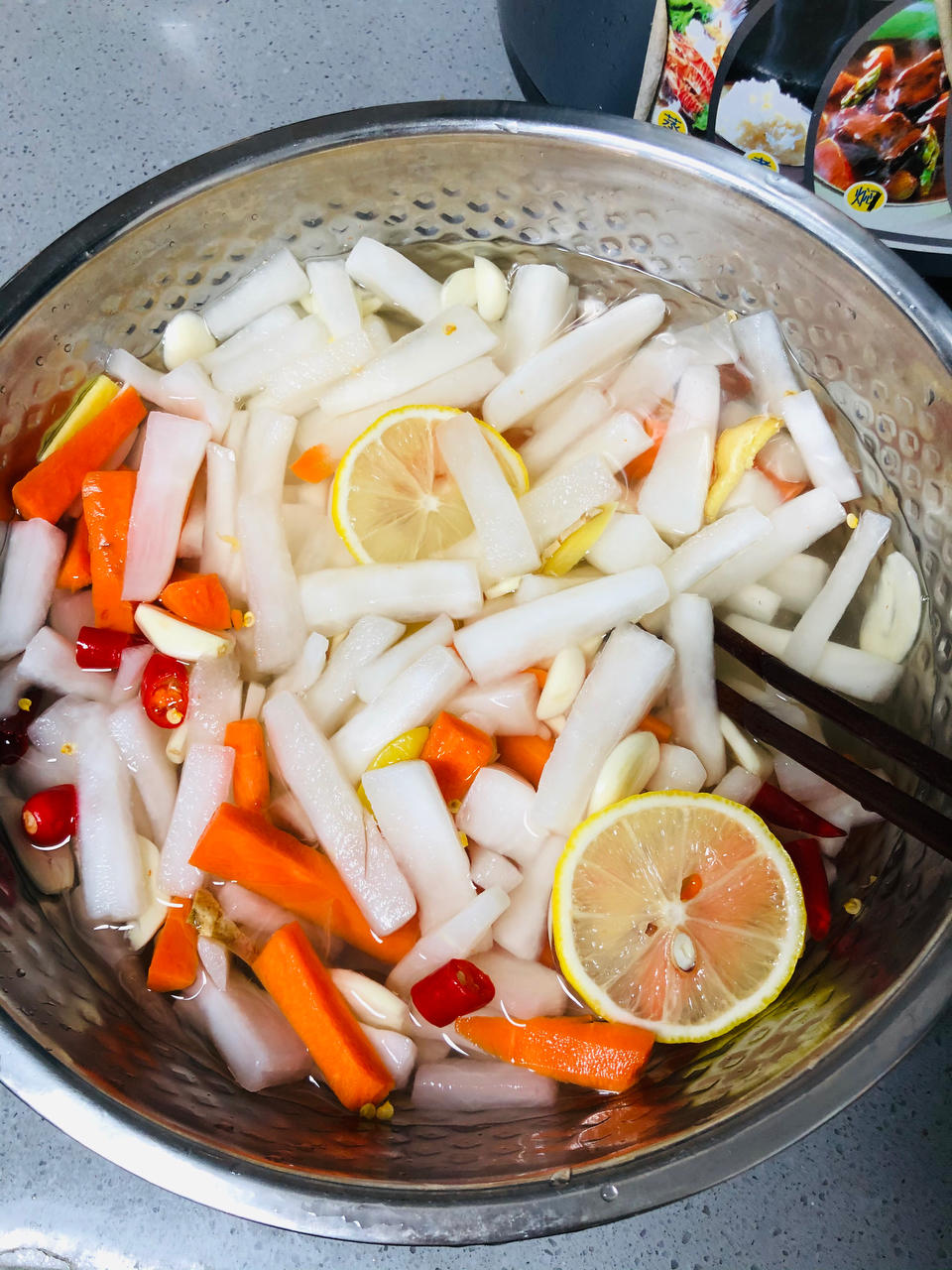腌萝卜条
