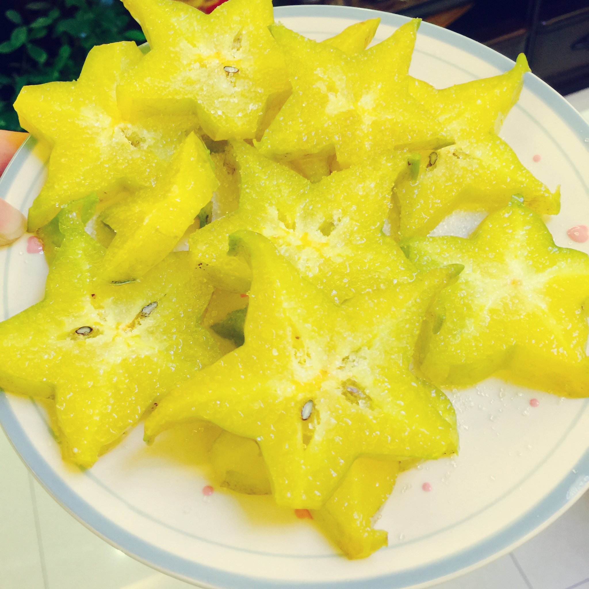 杨桃的朴素吃法-杨桃&白糖