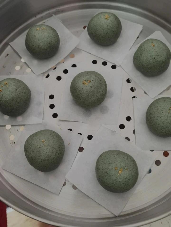 《Tinrry+》咸蛋黄肉松青团+红豆沙青团