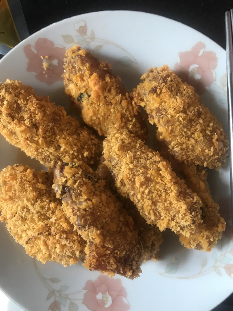 🔥烤箱🔥面包糠烤鸡翅