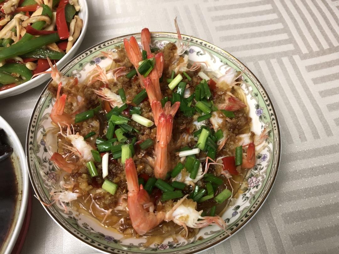 蒜蓉粉丝蒸虾