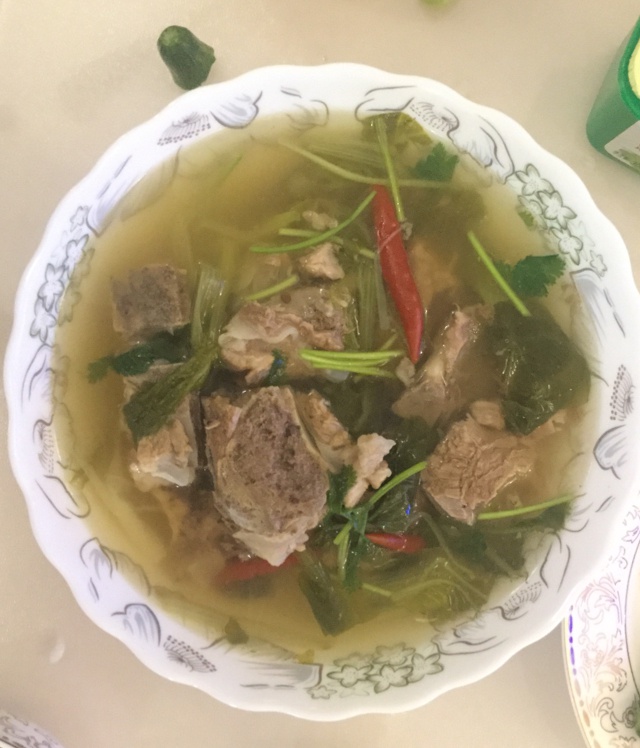 小白菜炖排骨