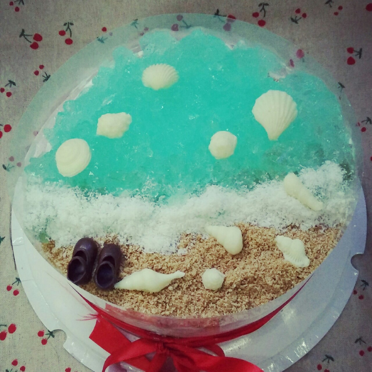 海洋酸奶慕斯蛋糕