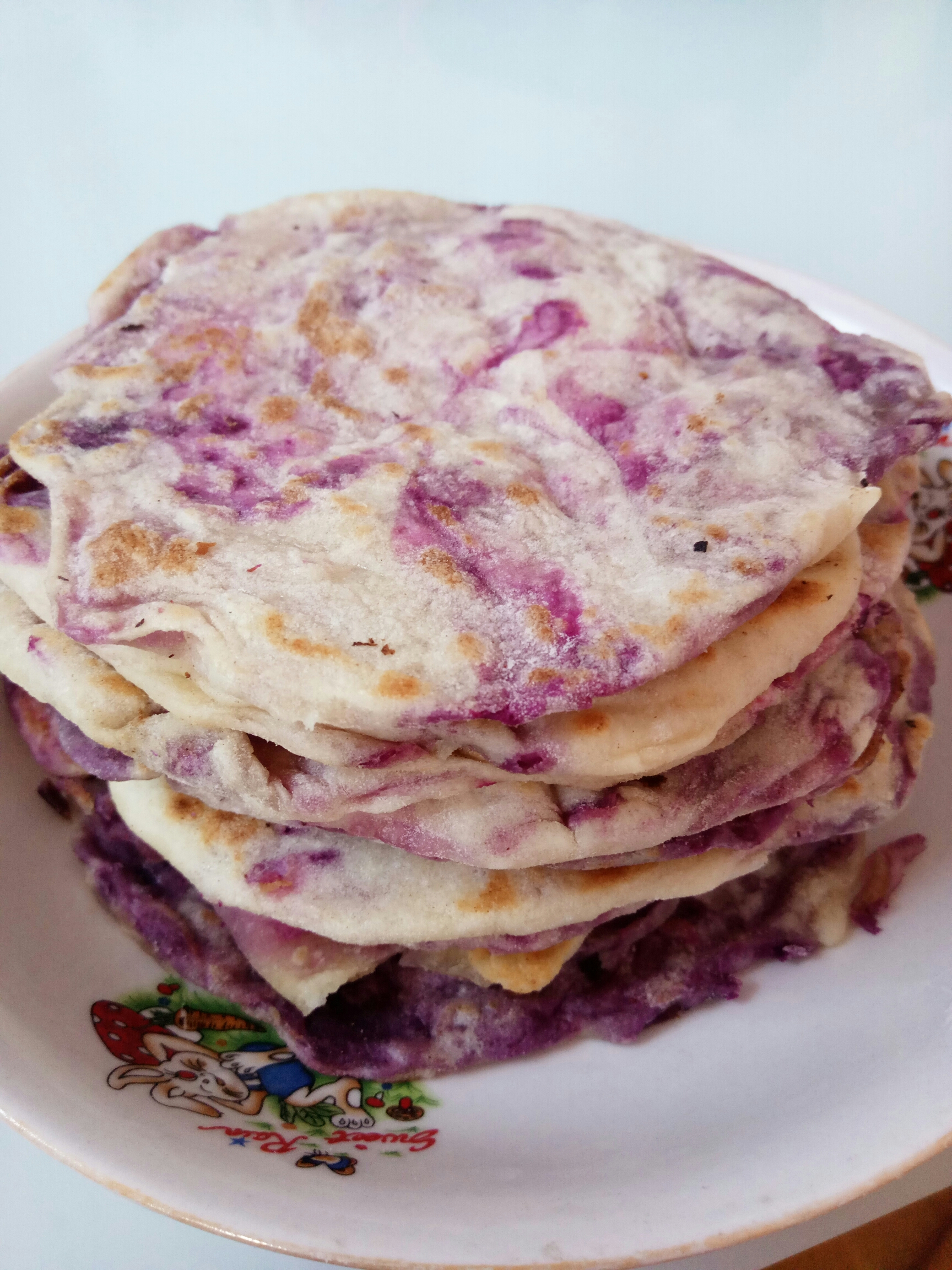 超简单快手紫薯饼