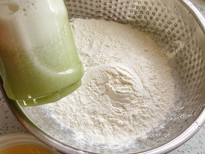 纯奶手撕吐司的做法 步骤1