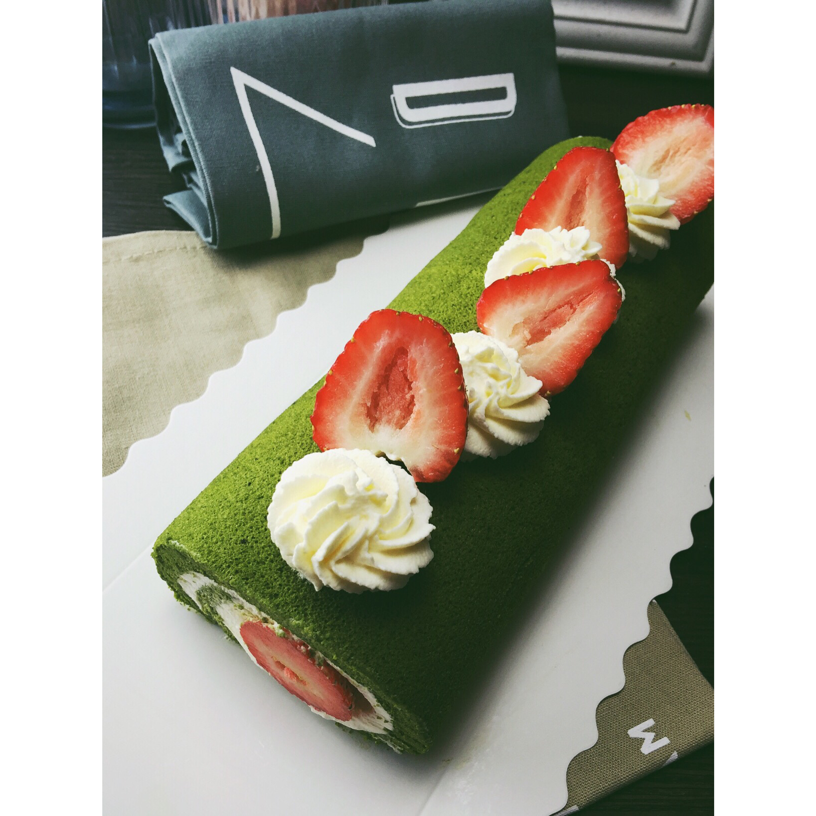 日式抹茶蛋糕卷
