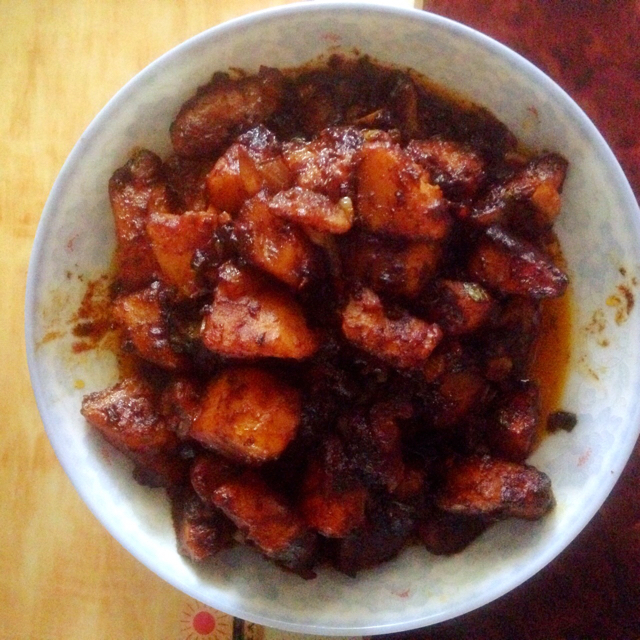 孜然香辣煎小土豆