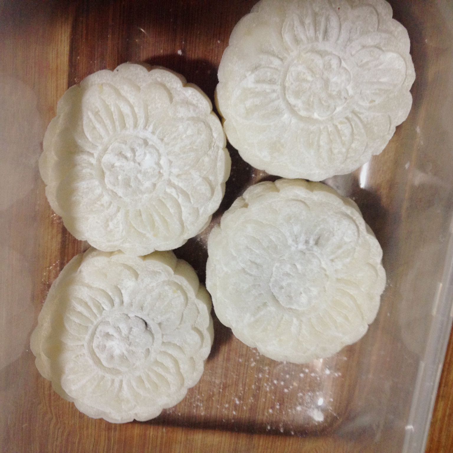 冰皮豆沙月饼