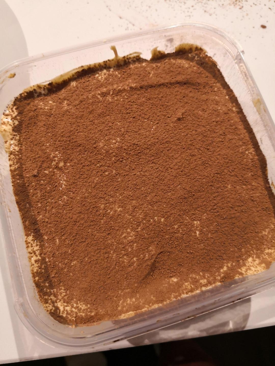 提拉米苏（熟蛋,无吉利丁）+自制马斯卡彭