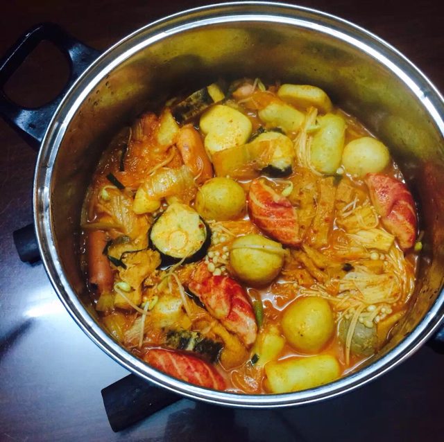 韩式芝士部队锅