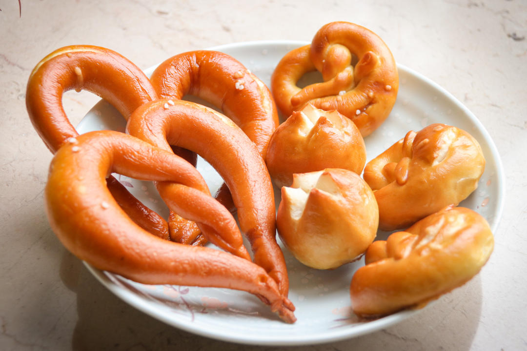 爱心德式碱水结❤️做个面包都是爱你的形状