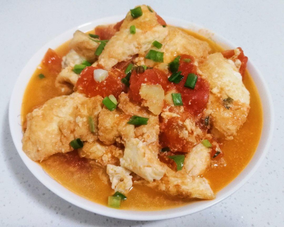 西红柿烧豆腐