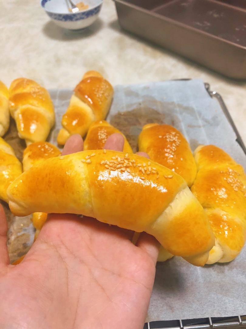 奶香牛角包—新手入门级的面包