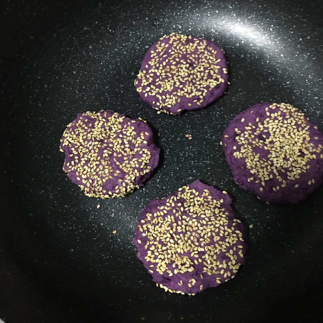 减肥必备紫薯饼