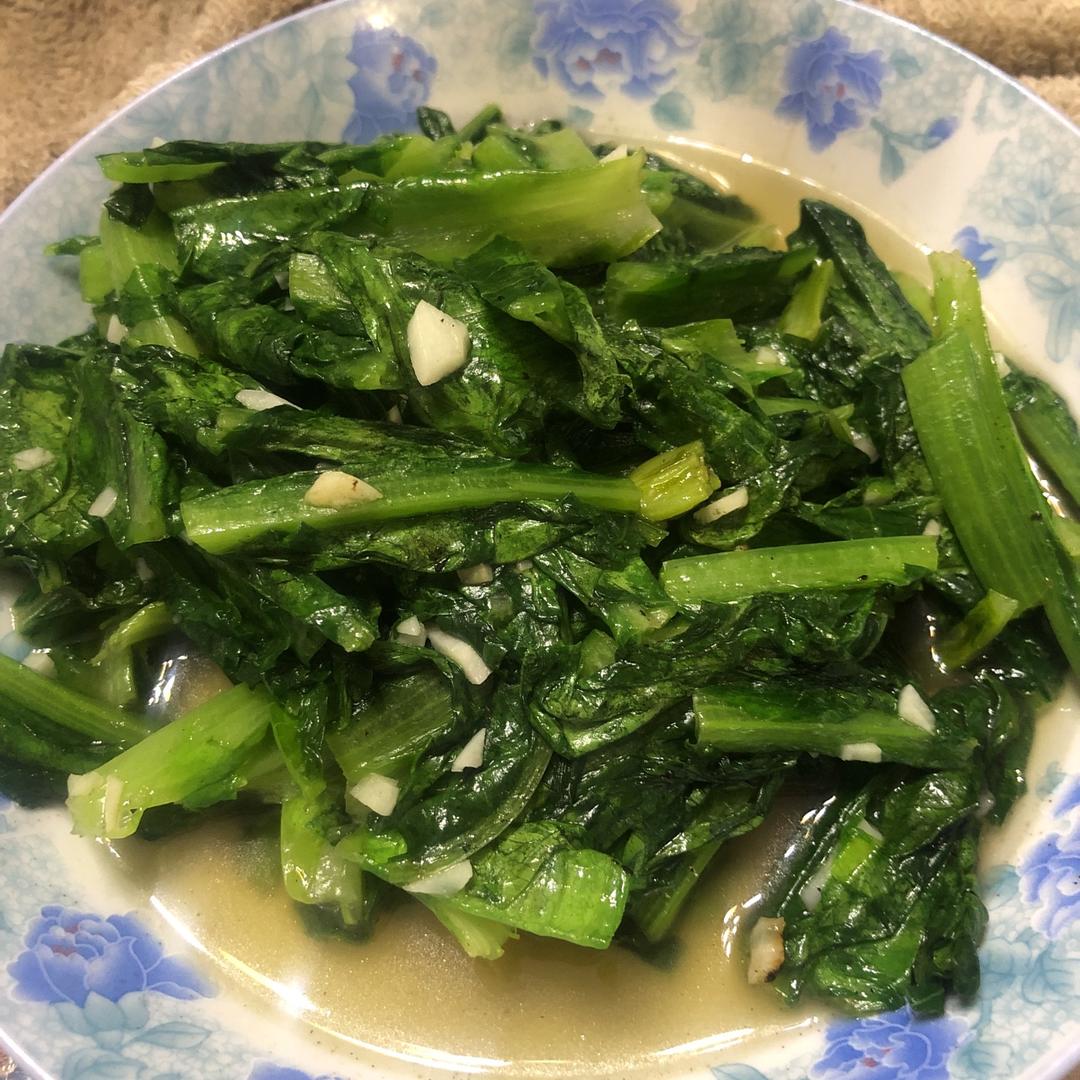 蒜蓉素炒油麦菜