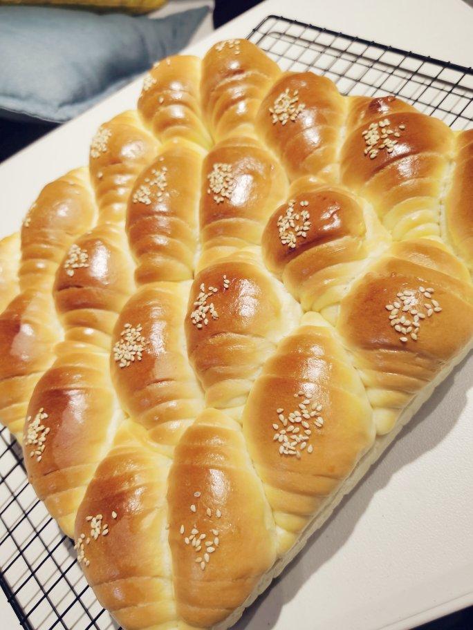 牛奶面包卷（直接法）