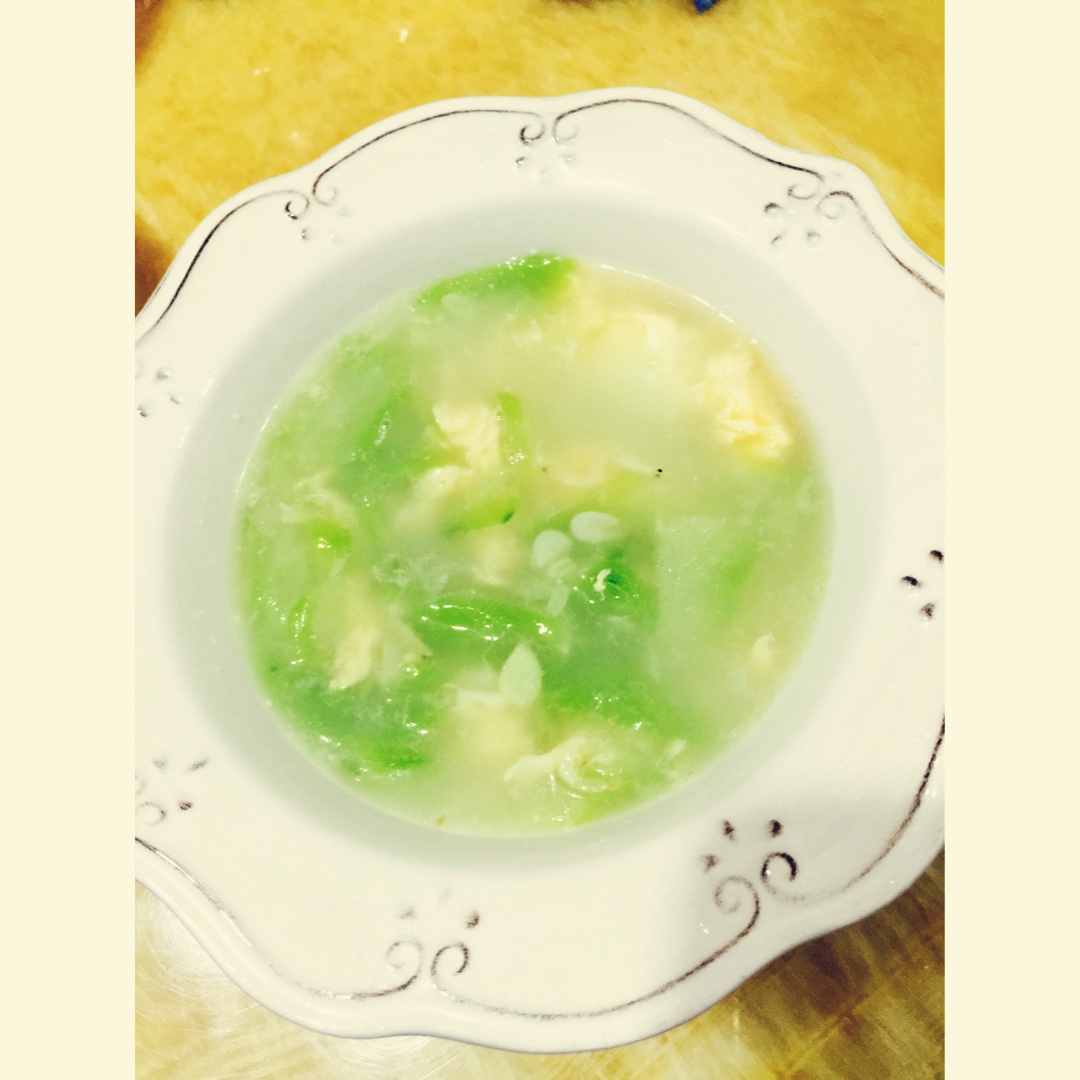 丝瓜蛋汤