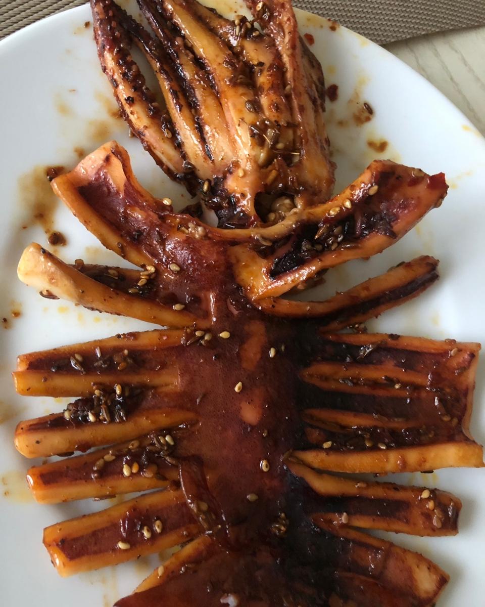 2019-09-17 18:23:03烤鱿鱼(烤箱版)秒杀铁板烧鱿鱼