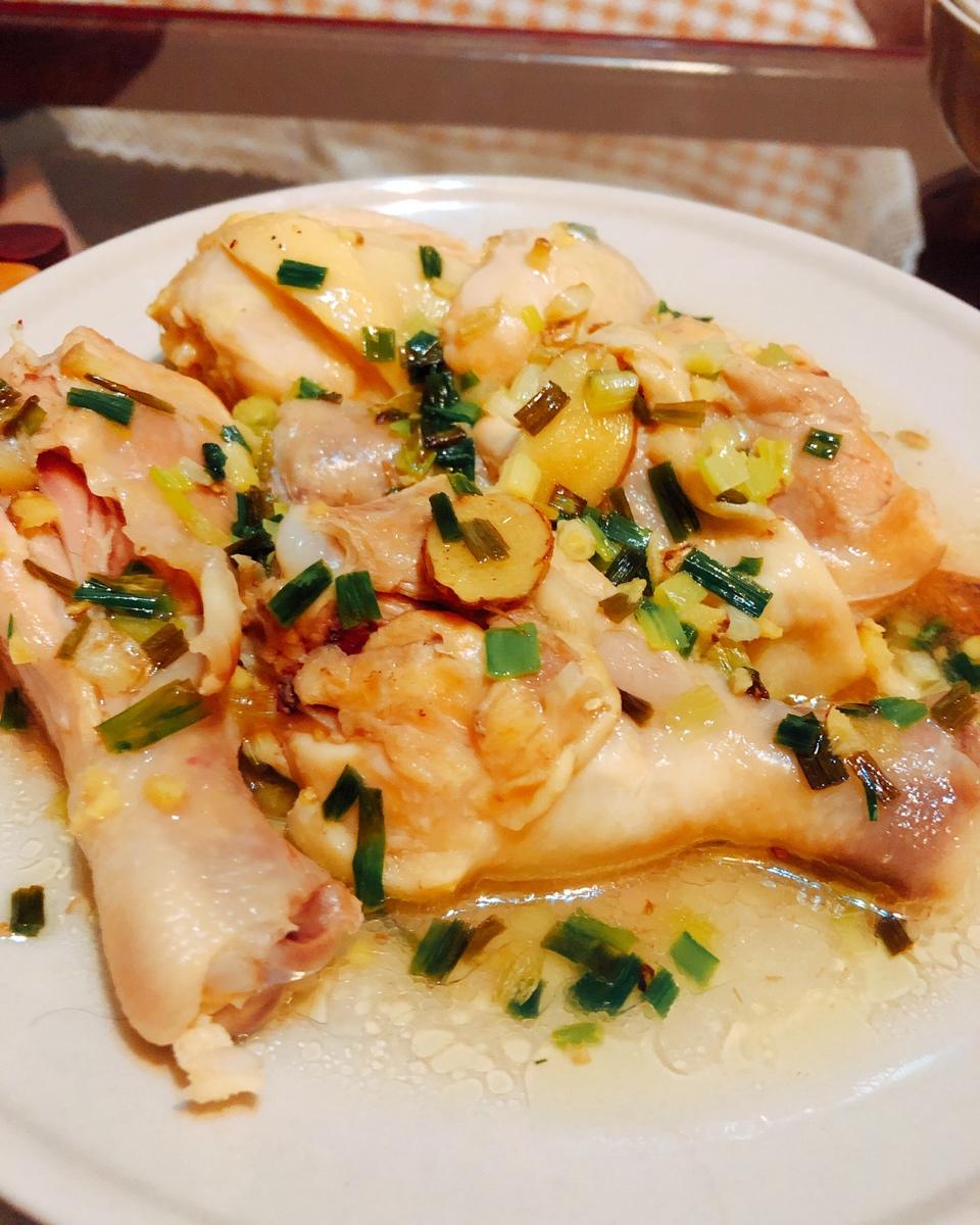 葱油鸡腿