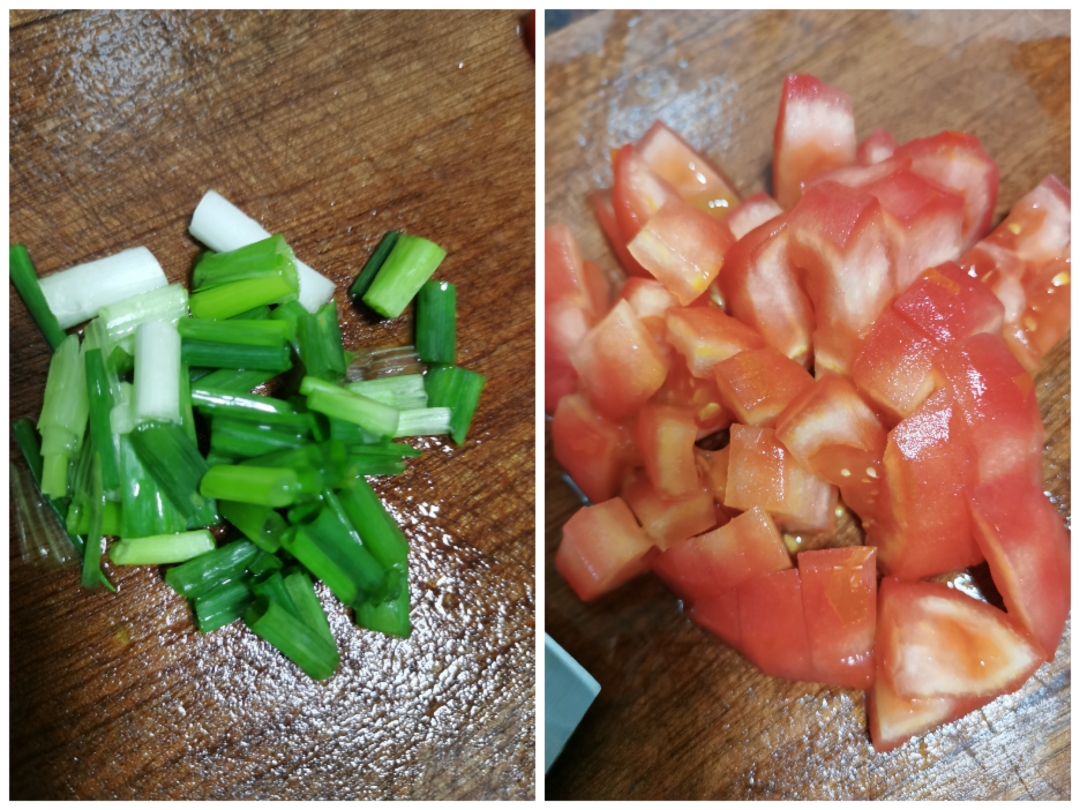 低卡饱腹π_π番茄鸡蛋荞麦面的做法 步骤3