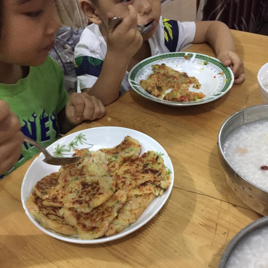 土豆火腿早餐饼