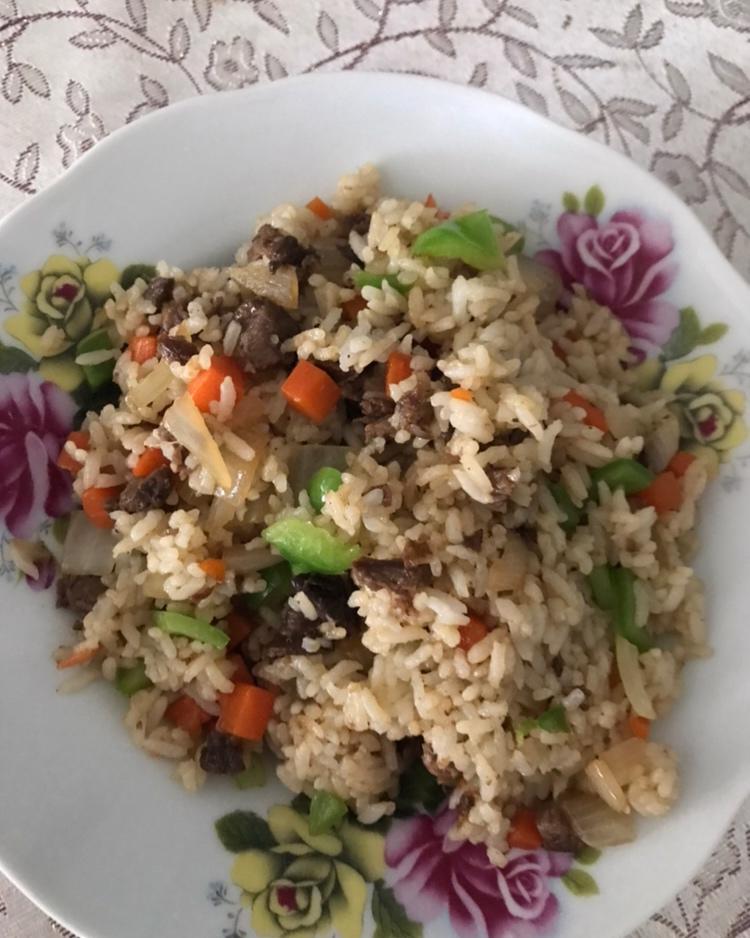 羊肉手抓饭（炒饭版）