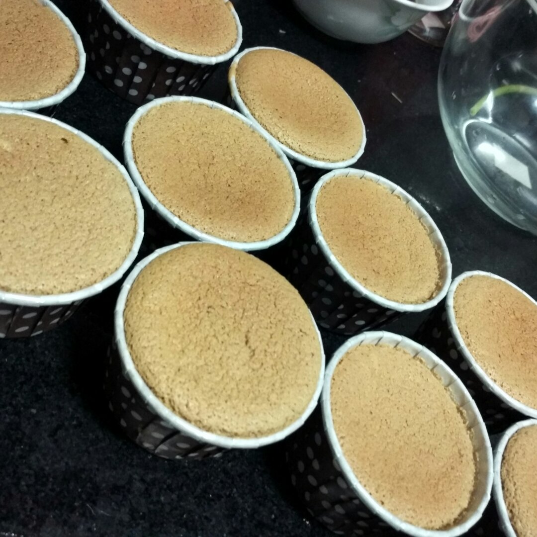 超润可可纸杯蛋糕