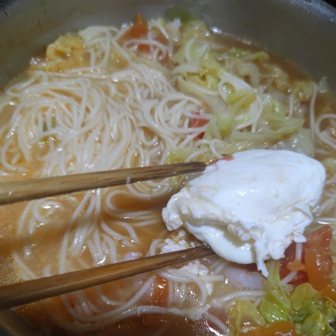 虾仁西红柿热汤面丨健康·三餐<好好吃饭8>