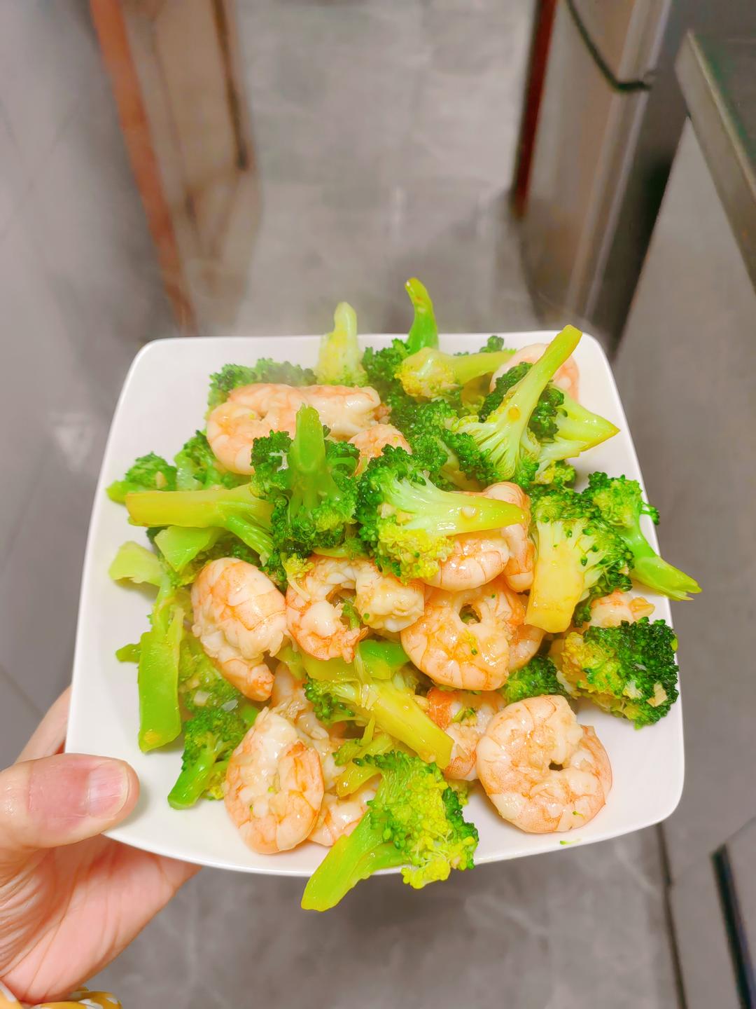 西蓝花虾仁