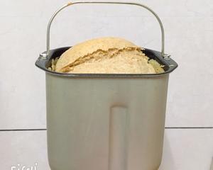 （面包机预约版）无糖无油全麦吐司面包的做法 步骤1