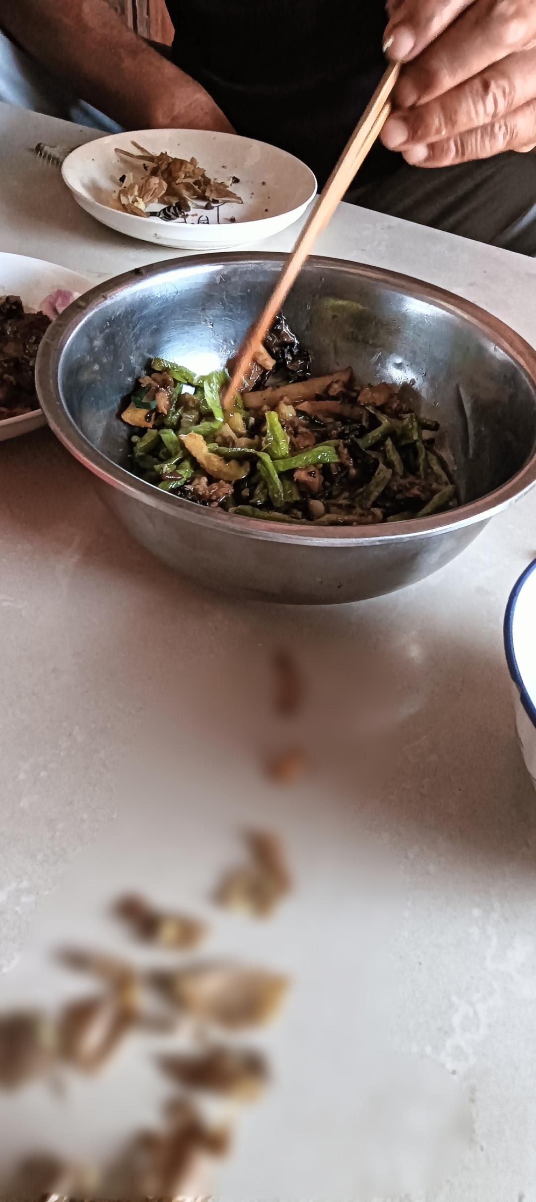 豆角烧茄子