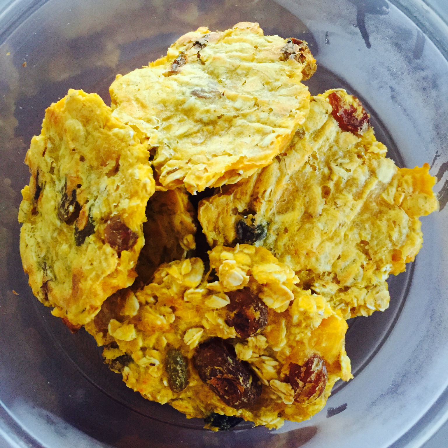 可以减肥的饼干——红薯燕麦葡萄干软饼