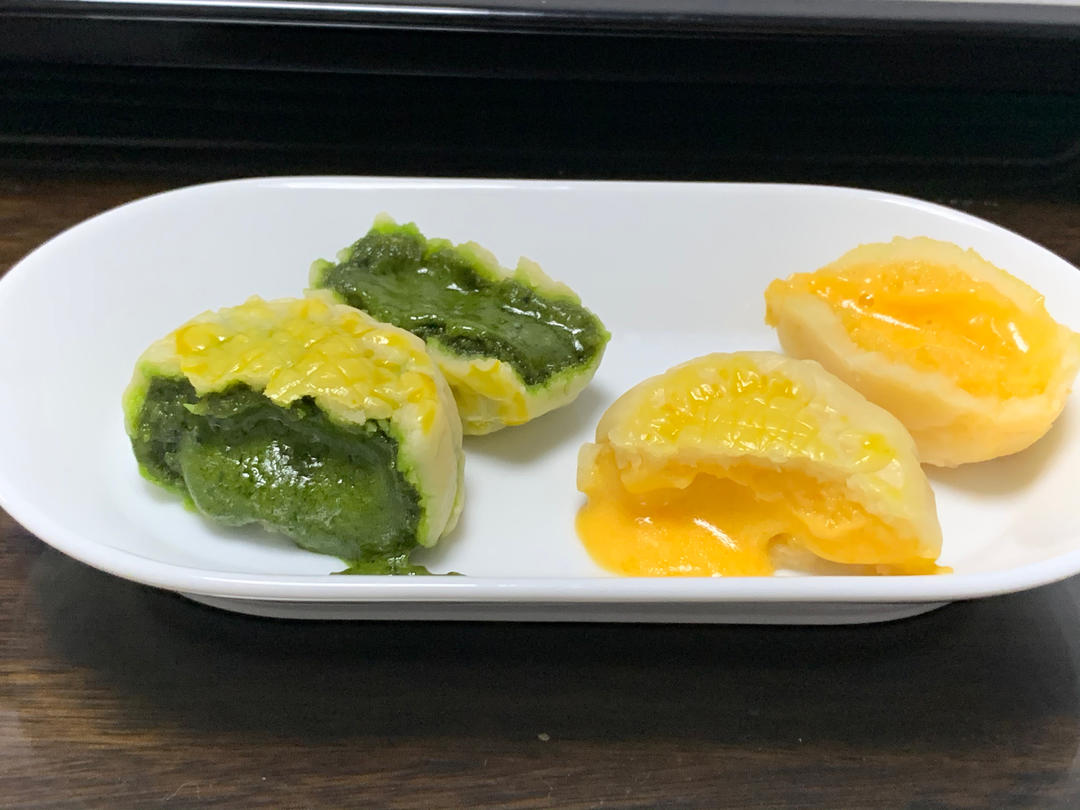 流心奶黄月饼（无吉士粉/转化糖浆版本）【曼食慢语】