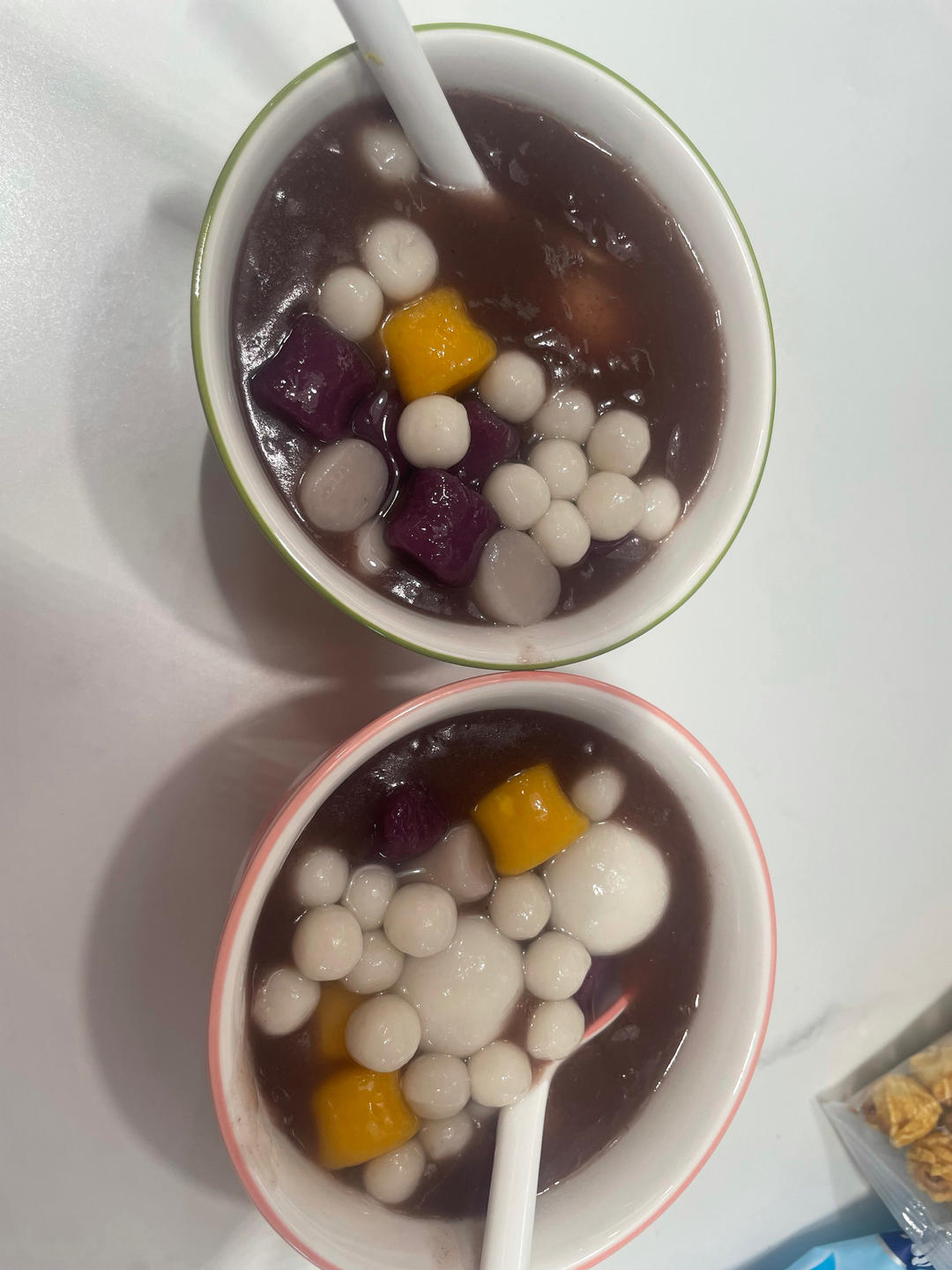 豆沙桂花小圆子