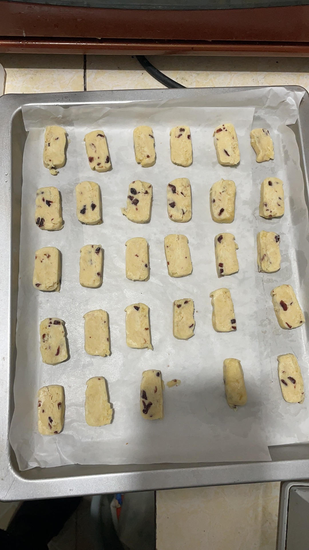 蔓越莓曲奇饼干 最最最简单的黄油饼干