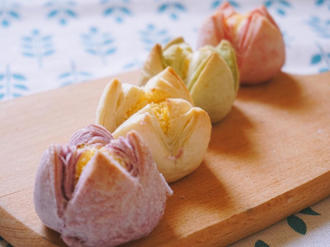 花开富贵之四种口味的椰蓉开口酥