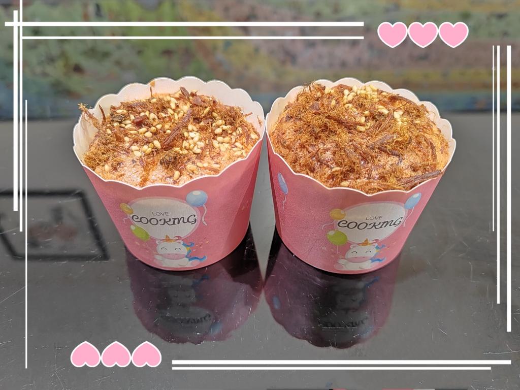 小香肉松咸味小蛋糕