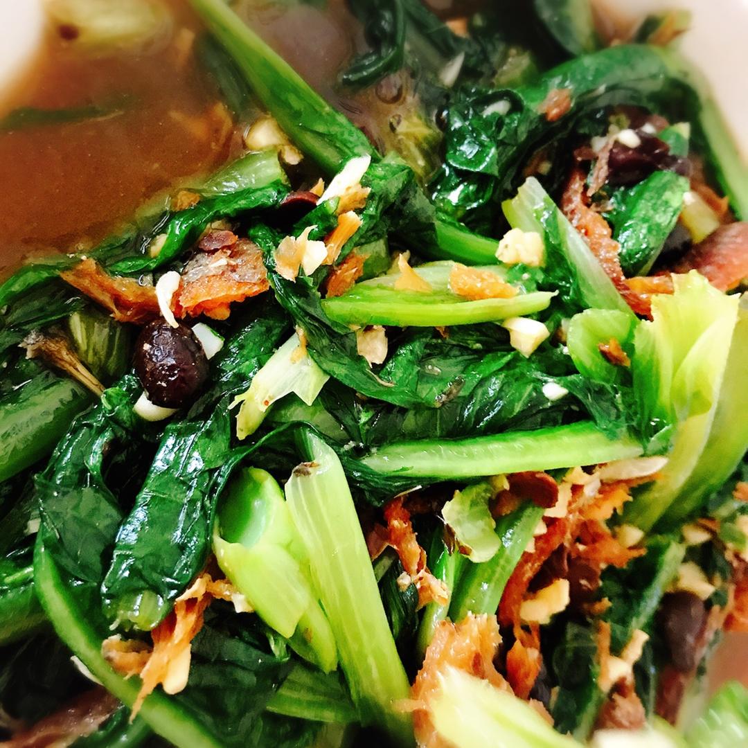 豆豉鲮鱼油麦菜