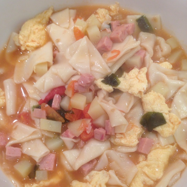 西红柿鸡蛋揪面片