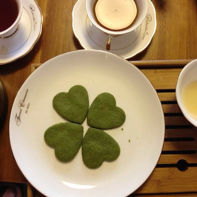 心形抹茶饼干