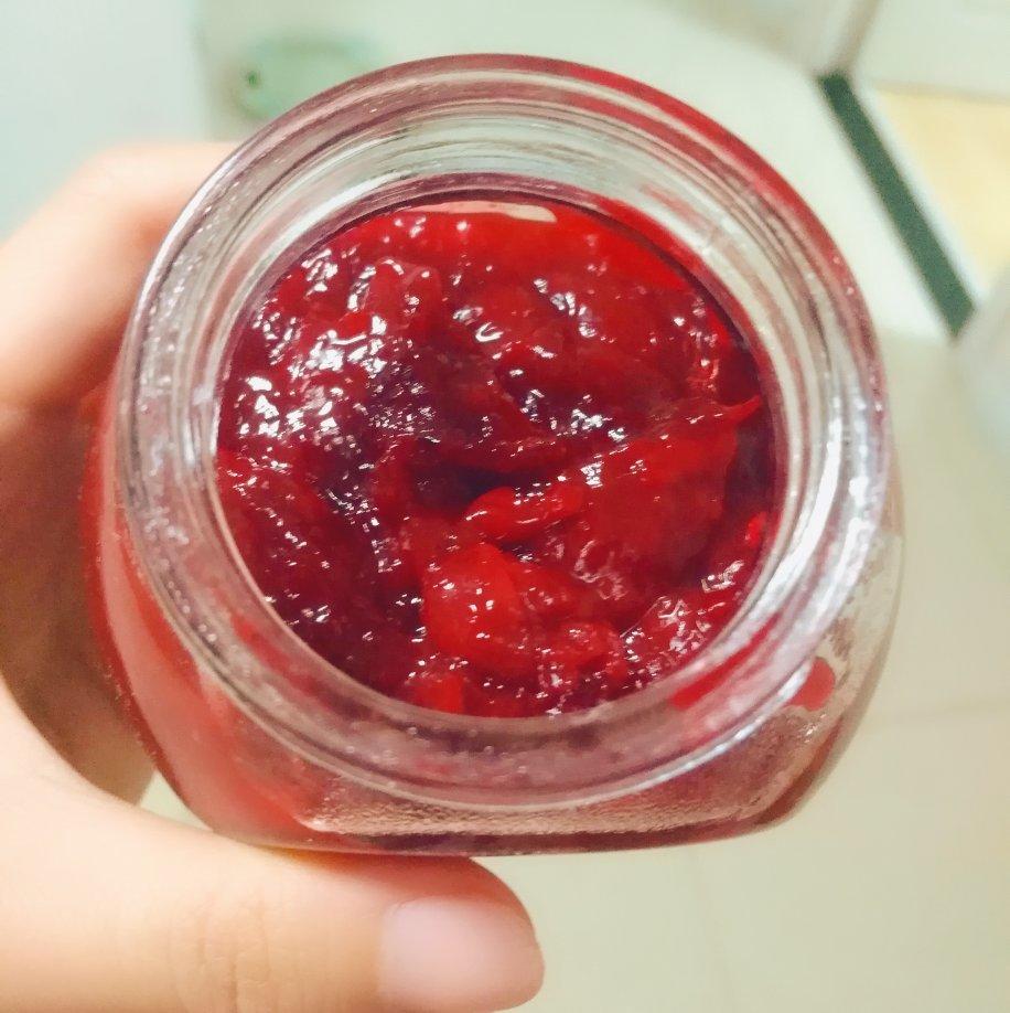 amanda做饭的二咩做的自制无添加樱桃果酱