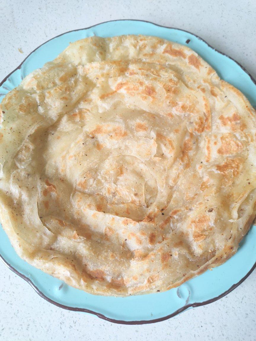 格格家小厨做的发面酱香手抓饼