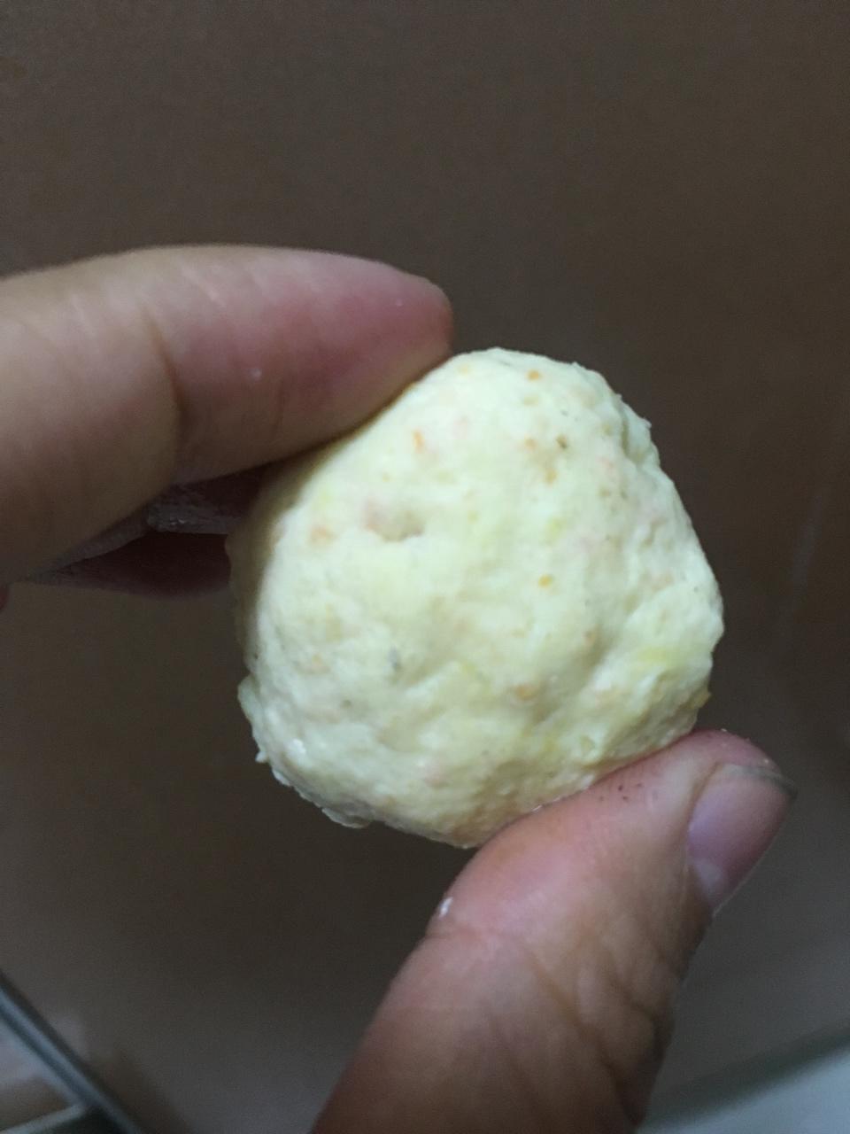煮出来的胡萝卜鸡肉丸-超Q弹