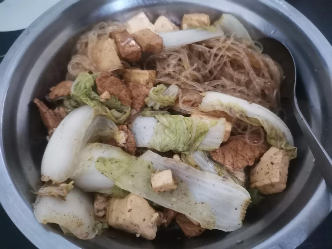 冬季最爱的家常菜！大白菜炖大豆腐或干豆腐