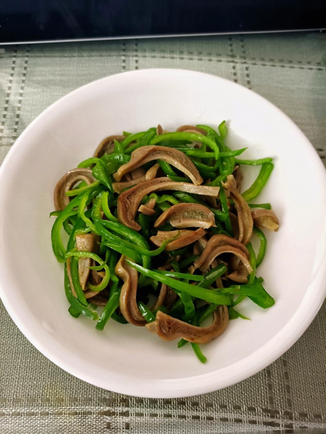 青椒炒猪肚