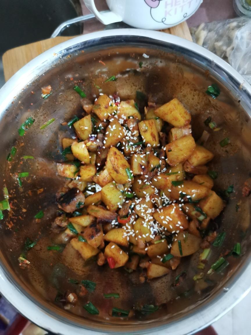 摆摊土豆块